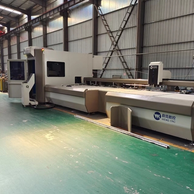 6500mm CNC アルミ加工 切断センター 45 90 度 窓 ドア と カーテン 壁 機械