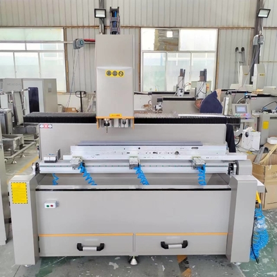 1500mm ダブルヘッド 掘削 アルミ 機械 アルミ 4 軸 Cnc フレッシング