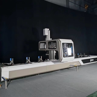 4 軸 アルミ CNC 掘削 フレッシング 切断 機械 6500mm までのプロファイルのための長さ