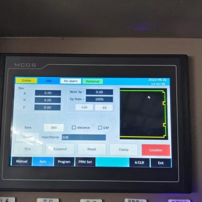 5 軸 CNC エンド フェイス フリース 機械 窓 ドア 製造 機械 アルミニウム プロファイル