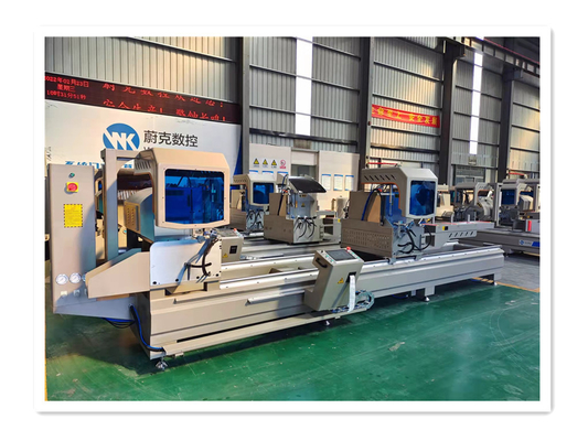 アルミ製の二重頭切断用サー WJM-CNC-600*4200