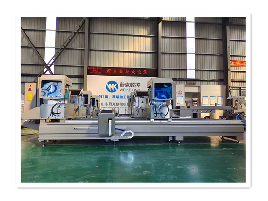 アルミ製の二重頭切断用サー WJM-CNC-600*4200