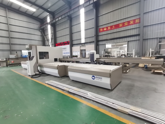 CNC アルミプロファイル加工センター 45 と 90 度 切断角