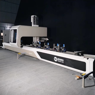 6500mm 4軸CNC加工センター アルミカーテンウォールプロファイルの加工のためのCNCマシン
