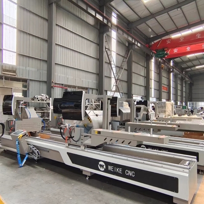 4000mm 5000mm 6000mm CNC アルミニウム UPVC 切断機 ダブルミトラ 切断サー